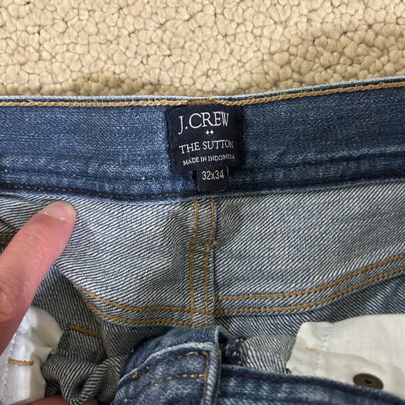 J. Crew Sutton Jean in Blasted Indigo 32/34 - Mint! - Picture 4 of 6